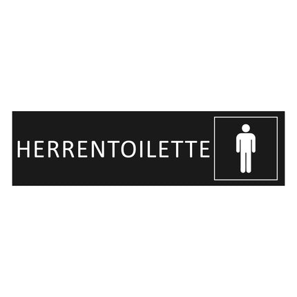 Türschild Herrentoilette