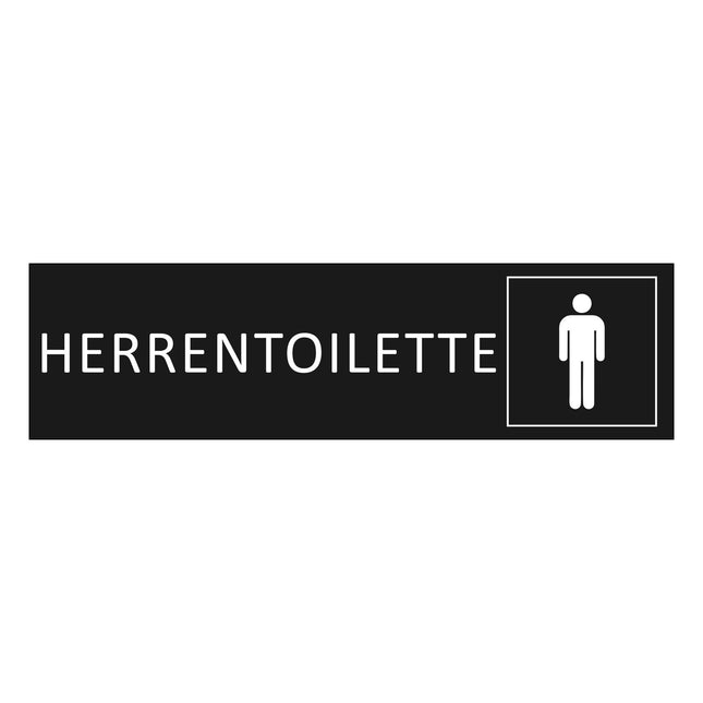 Türschild Herrentoilette