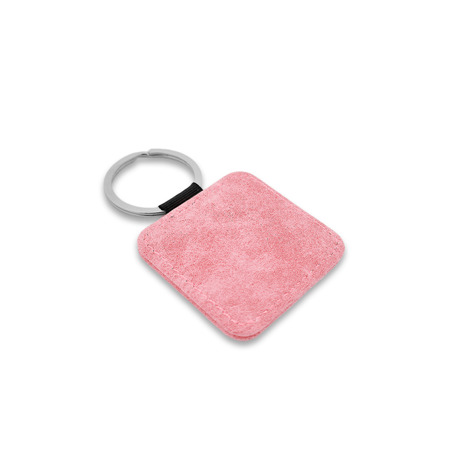 Schlüsselanhänger Leder Quadrat - pro Stück