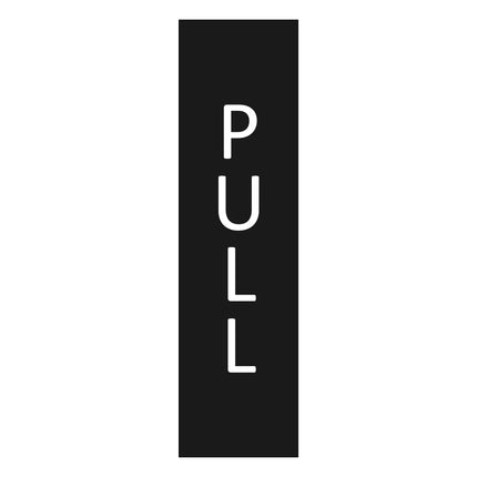 Türschild Pull vertikal