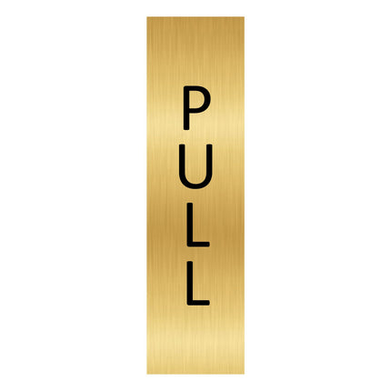Türschild Pull vertikal