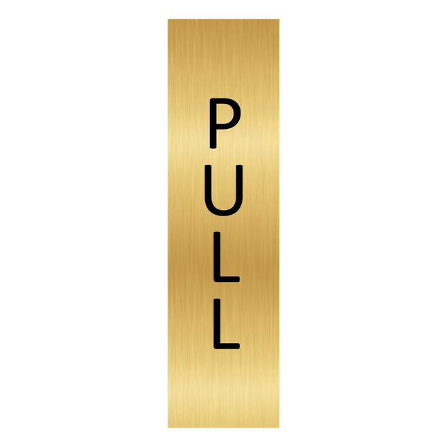 Türschild Pull vertikal