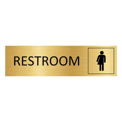 Türschild Restroom Unisex