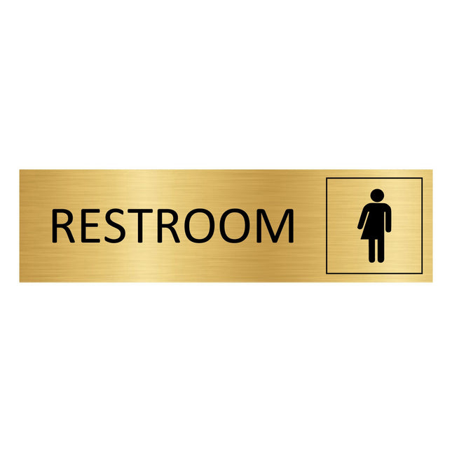 Türschild Restroom Unisex
