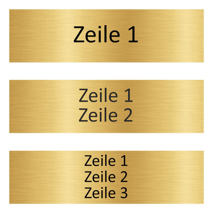 Türschild Eigener Text