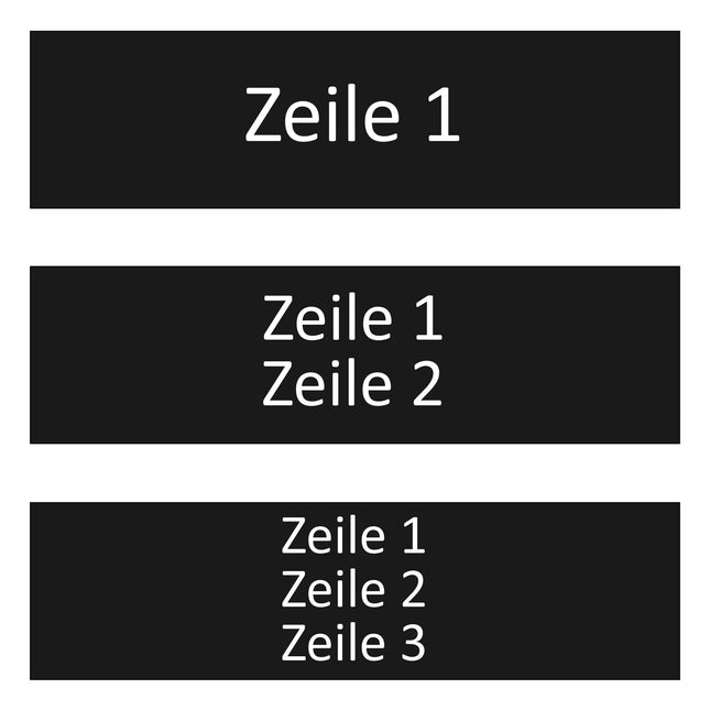 Türschild Eigener Text