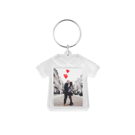 Foto Schlüsselanhänger T-Shirt eigenes Foto - pro Stück