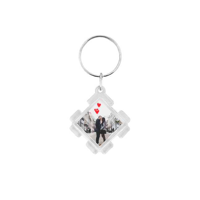 Foto Schlüsselanhänger Puzzelstück eigenes Foto - pro Stück