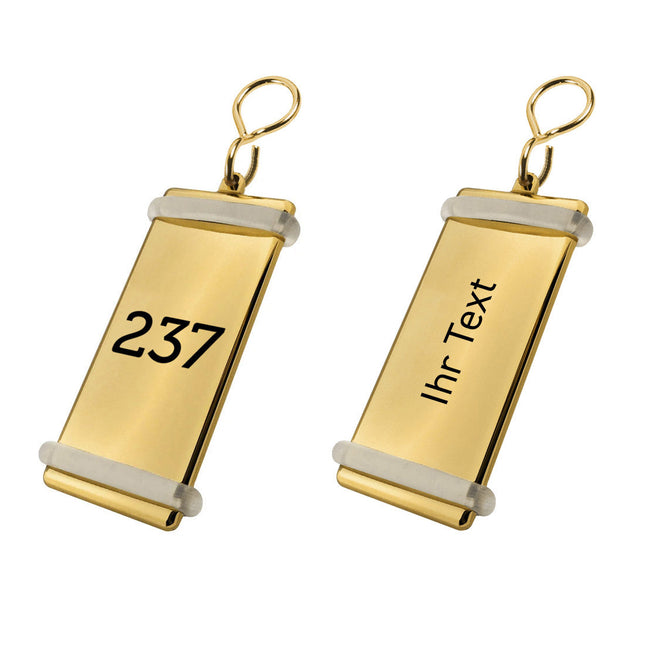 Hotel Schlüsselanhänger Montparnasse graviert - pro Stück