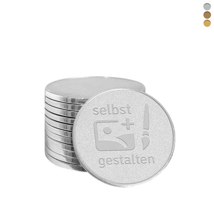 Automatenmünze 0,50€ selbst gestalten - 100 Stück
