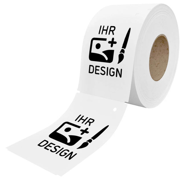 Hängeetiketten 102x152mm selbst gestalten - 100 Stück