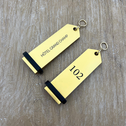 Bumerang Gold graviert - pro Stück
