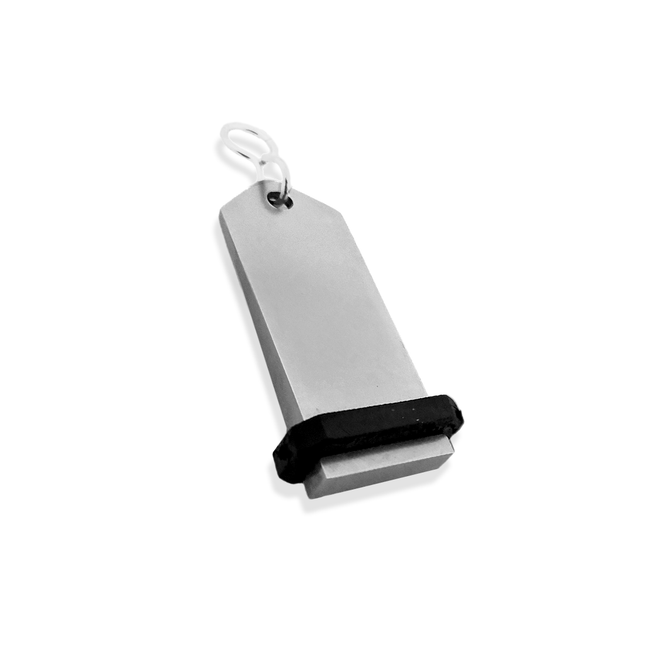 Midi Bumerang Silber graviert - pro Stück