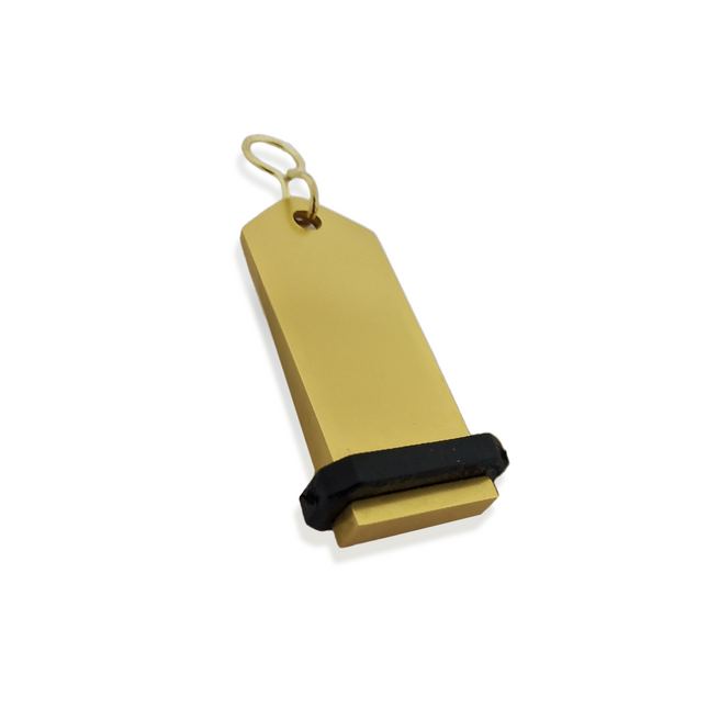 Midi Bumerang Gold graviert - pro Stück
