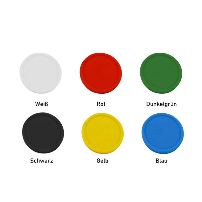 Wertmarken Chips Ø23mm, unbedruckt - 100 Stück