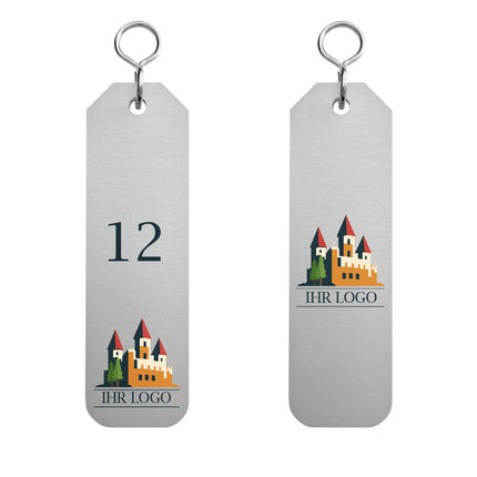 Hotel Schlüsselanhänger Flores Untereloxaldruck - ab 10 Stück