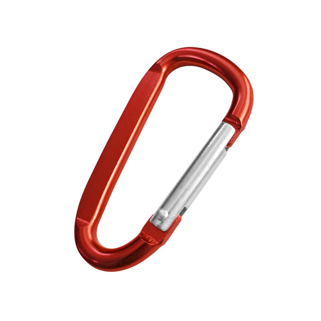 Karabiner Rot, graviert - pro Stück