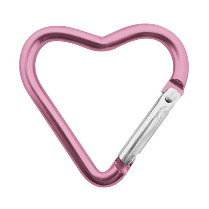 Karabiner Herz Farbenmix - 6 Stück