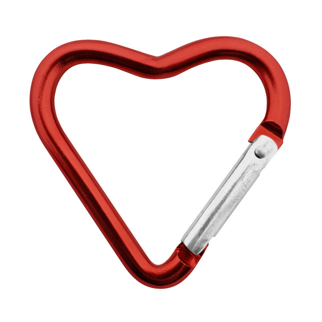 Karabiner Herz Farbenmix - 6 Stück