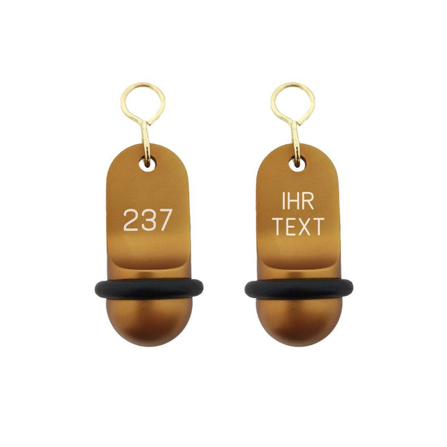 Mini Classic Bronze graviert - pro Stück
