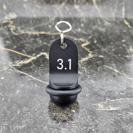 Mini Classic Schwarz graviert - pro Stück