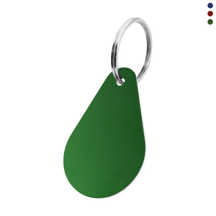 Zahlenmarke Tropfen 45x29mm - pro Stück