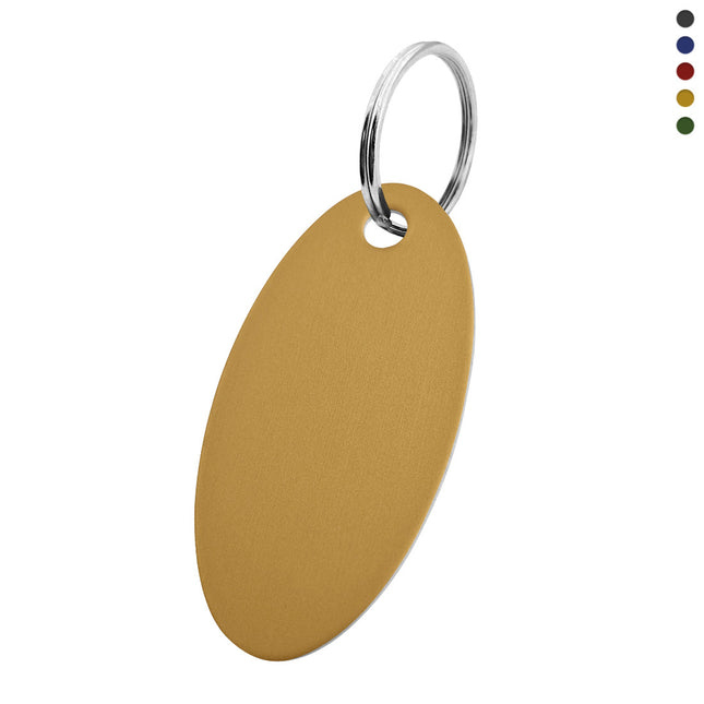 Schlüsselmarke Oval 25x50mm - pro Stück
