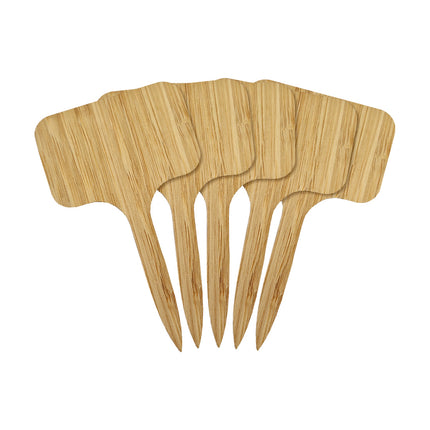 Stecketiketten Schild Bambus 60x100mm - 100 Stück