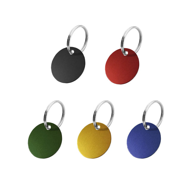 Zahlenmarke farbig rund - pro Stück