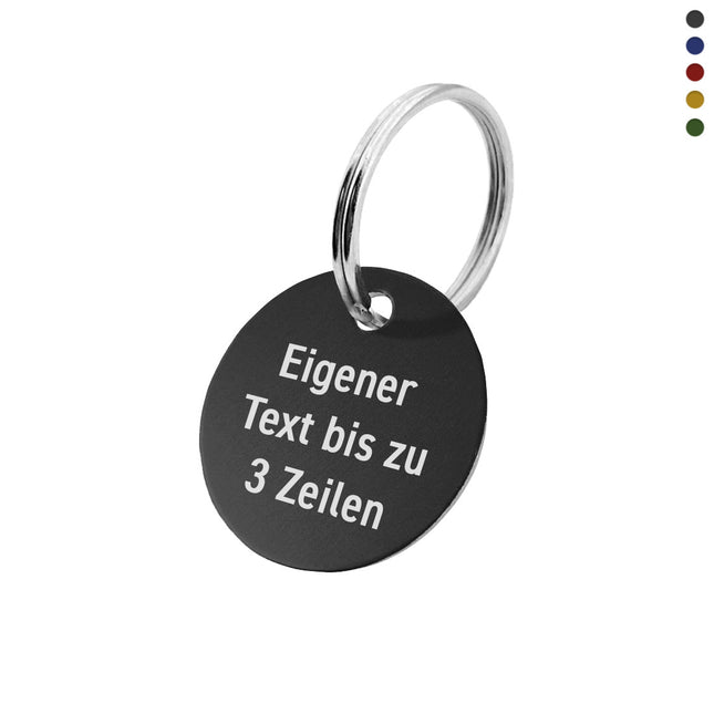 Schlüsselmarke  mit Text - pro Stück