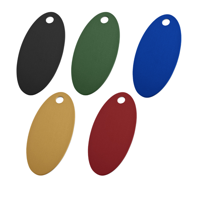 Zahlenmarke oval 25x50 mm - pro Stück
