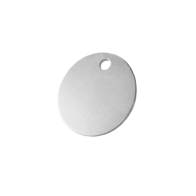 Aluminium Marke mit Bohrung - pro Stück
