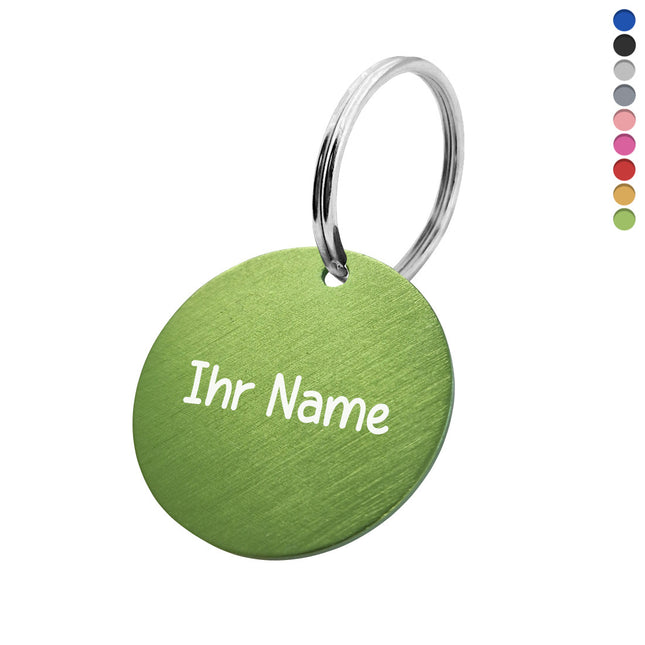Schlüsselmarke Ø35mm Name - pro Stück