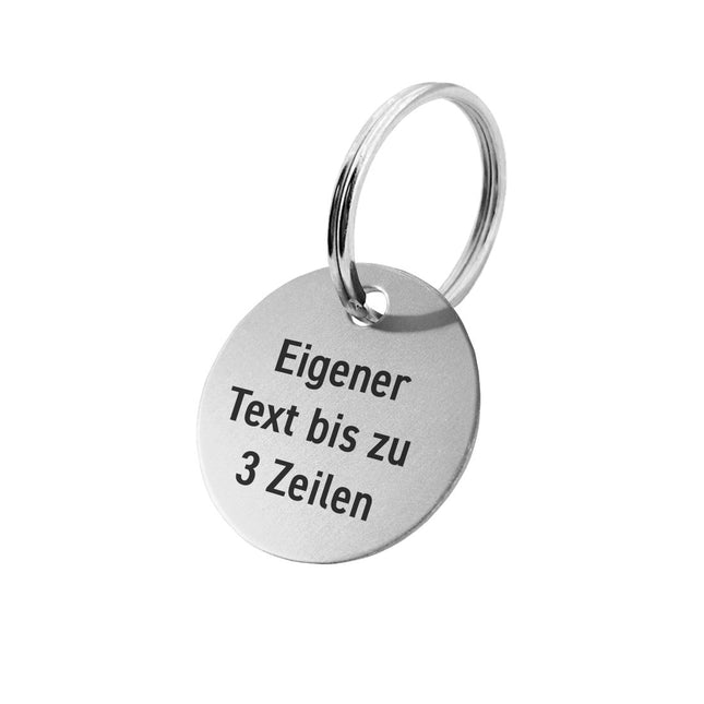 Schlüsselmarke Text - pro Stück