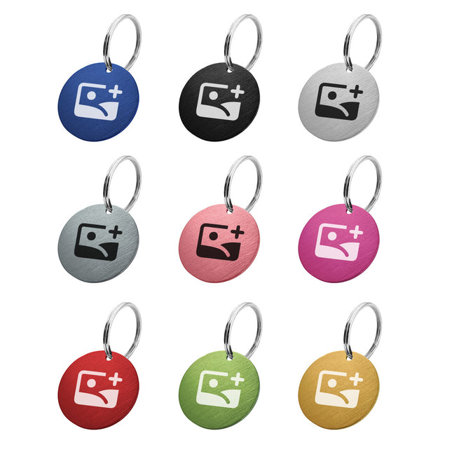 Schlüsselmarke Ø35mm Name & Nummer - pro Stück