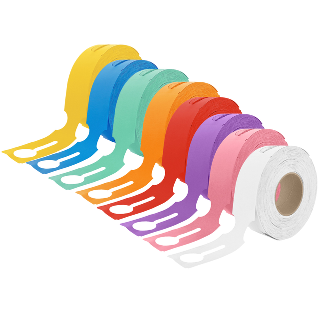 Schlaufenetiketten ISEGA-zertifiziert, 273x59mm - 500 Stück