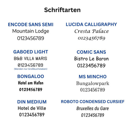 Hotel Schlüsselanhänger Pigalle graviert - pro Stück