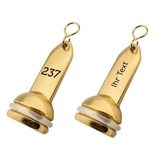 Hotel Schlüsselanhänger Capital graviert - pro Stück