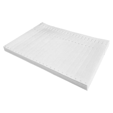 Schlaufenetiketten Tyvek 220x12,7mm ZickZack - 1000 Stück