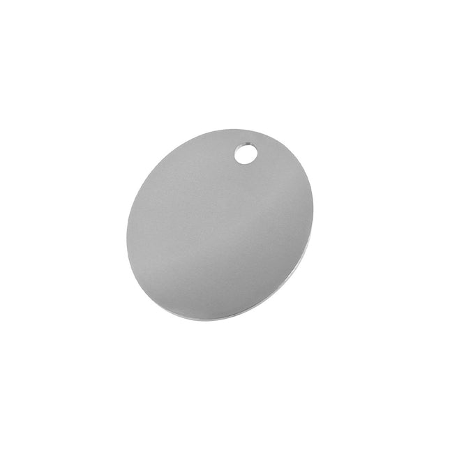 Edelstahl-Marke Ø30mm mit Bohrung