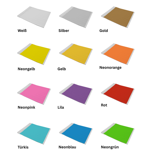 Tyrex Einlassbänder, Smiley - pro 100 Stück