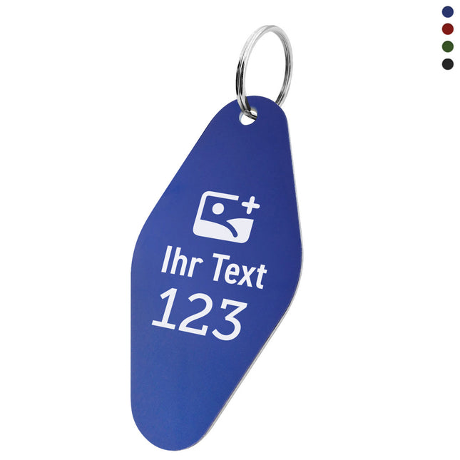 Zahlenmarke Eclipse mit Nummer, Text & Logo - pro Stück