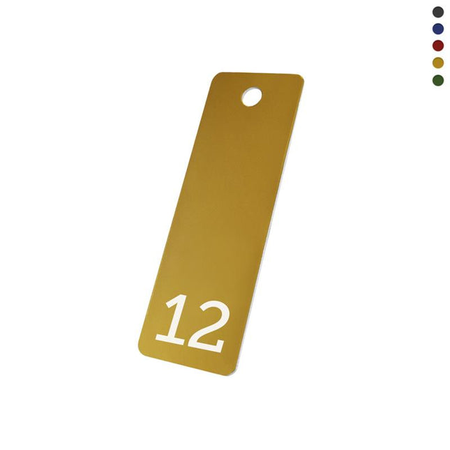 Zahlenmarke farbig 25x70mm - pro Stück
