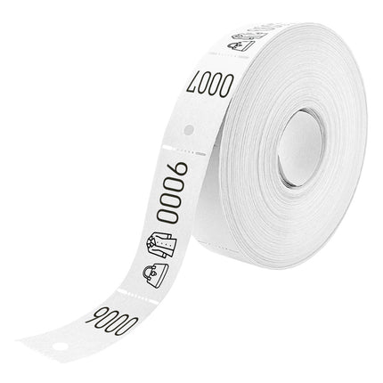 Garderobenummern auf Rolle - 500 Abrisse