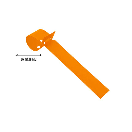 Schlaufenetiketten PVC 220µ, 120x13mm - 1000 Stück