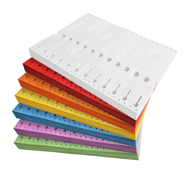 Schlaufenetiketten Tyvek 105 g/m², Matrixdrucker - 220 x 25,4 mm - 1000 Stück
