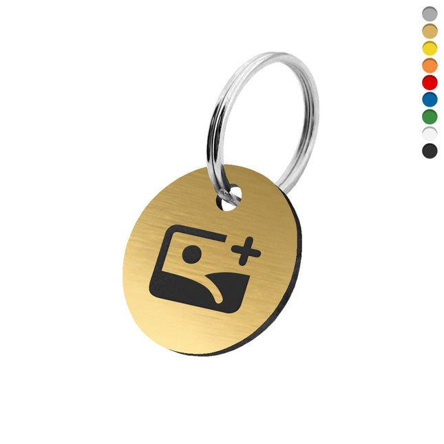 Schlüsselmarke mit Logo - pro Stück