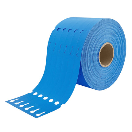 Schlaufenetiketten TT-Drucker 150µ, 160x17 mm, Blau - 4000 Stück