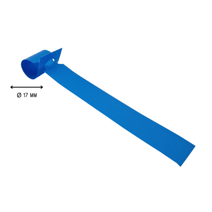 Schlaufenetiketten TT-Drucker 150µ, 160x17 mm, Blau - 4000 Stück