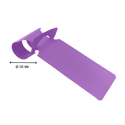 Schlaufenetiketten selbst gestalten 273,5x59mm, Barcode - 100 Stück
